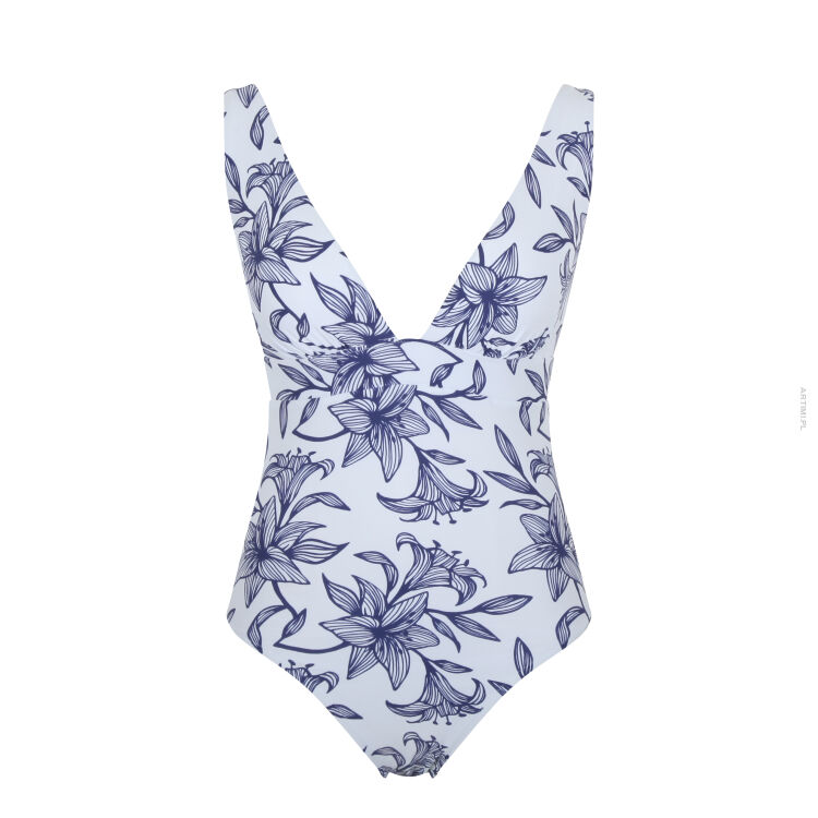 Panache Swim Taylor kostium kąpielowy jednoczęściowy bez fiszbin capri print