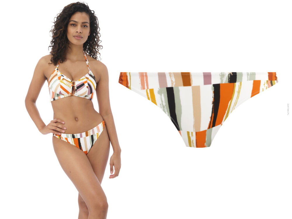 Freya Swim Shell Island majtki kąpielowe tanga Italini Brief Multi