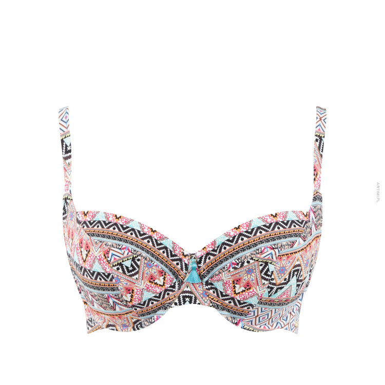 Panache Swim Eclectic Boho miękki biustonosz do stroju kąpielowego SW1812 Boho Print