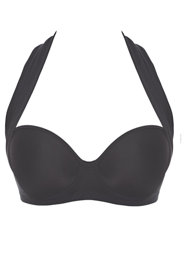 Freya Deco swim biustonosz bandeau uw moulded multiway black