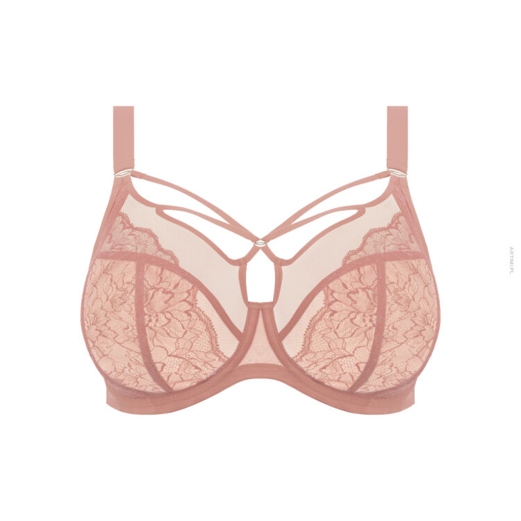 Elomi miękki biustonosz Brianna Ash Rose uw plunge bra