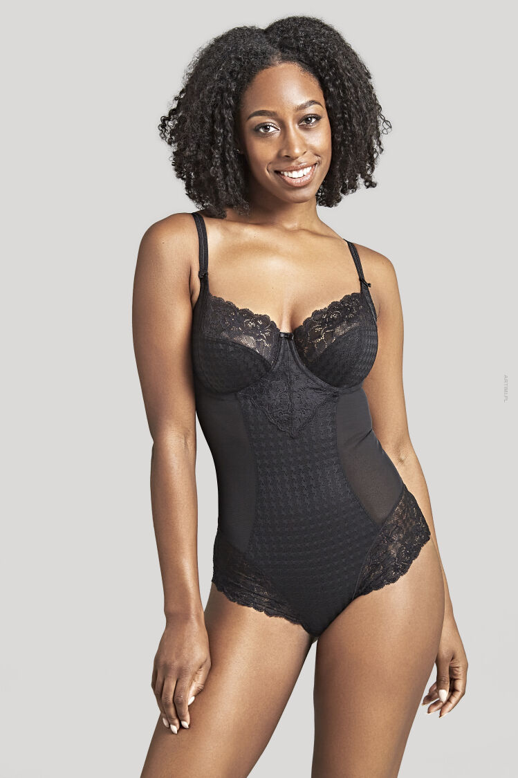 Panache Envy body modelujące z biustonoszem czarny