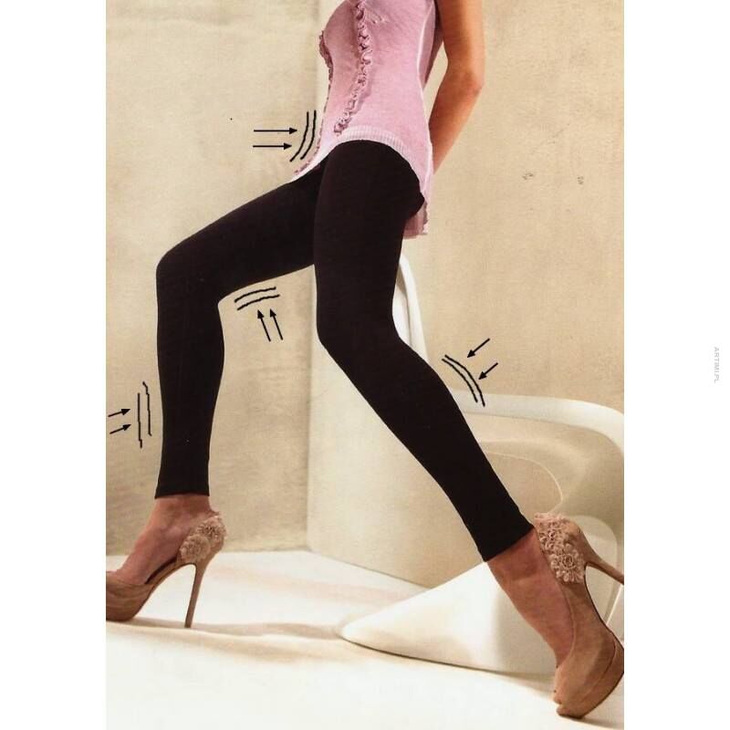Janira leginsy modelujące push up czarne