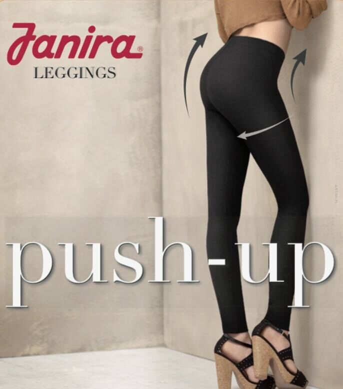 Janira leginsy modelujące push up czarne