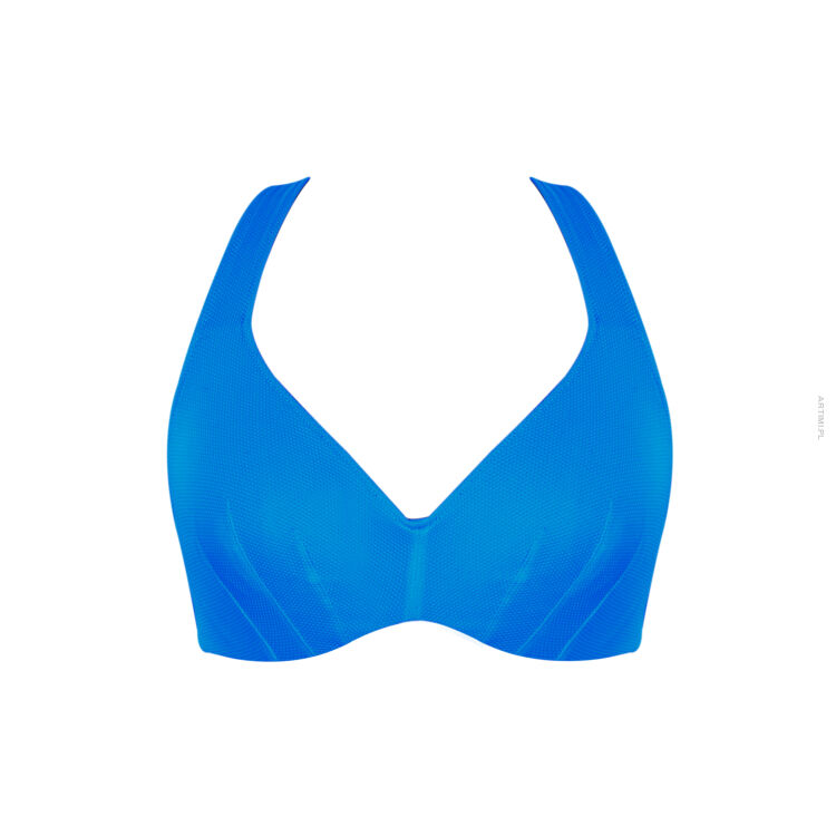 Panache Swim Aurora Jennifer biustonosz kąpielowy plunge niebieski