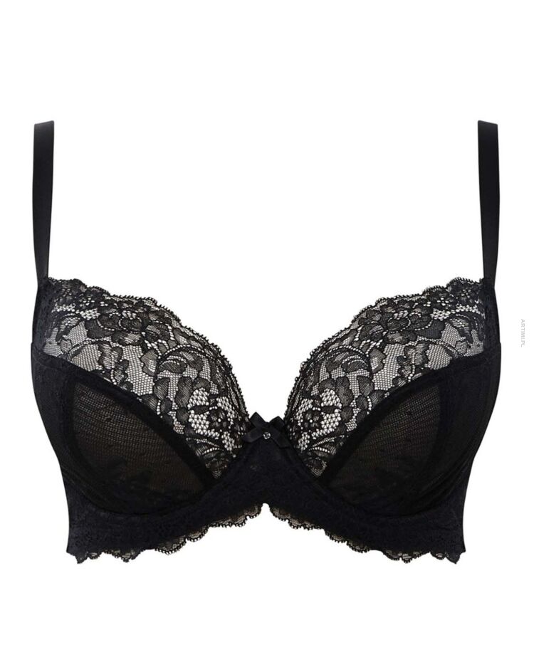 Panache Ana Plunge Bra Black biustonosz