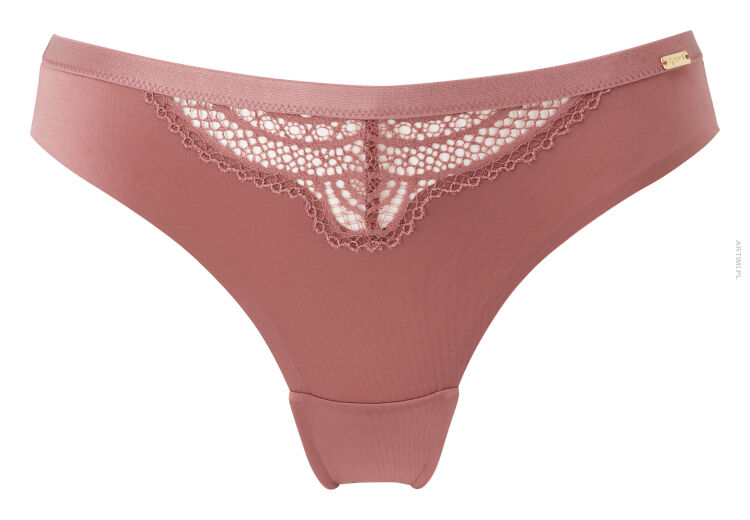 Gossard Shimmer brazilian vintage rose