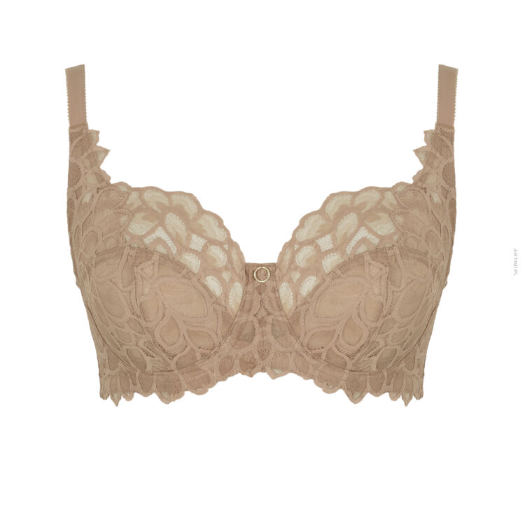 Panache Allure miękki biustonosz balkonowy full cup Honey