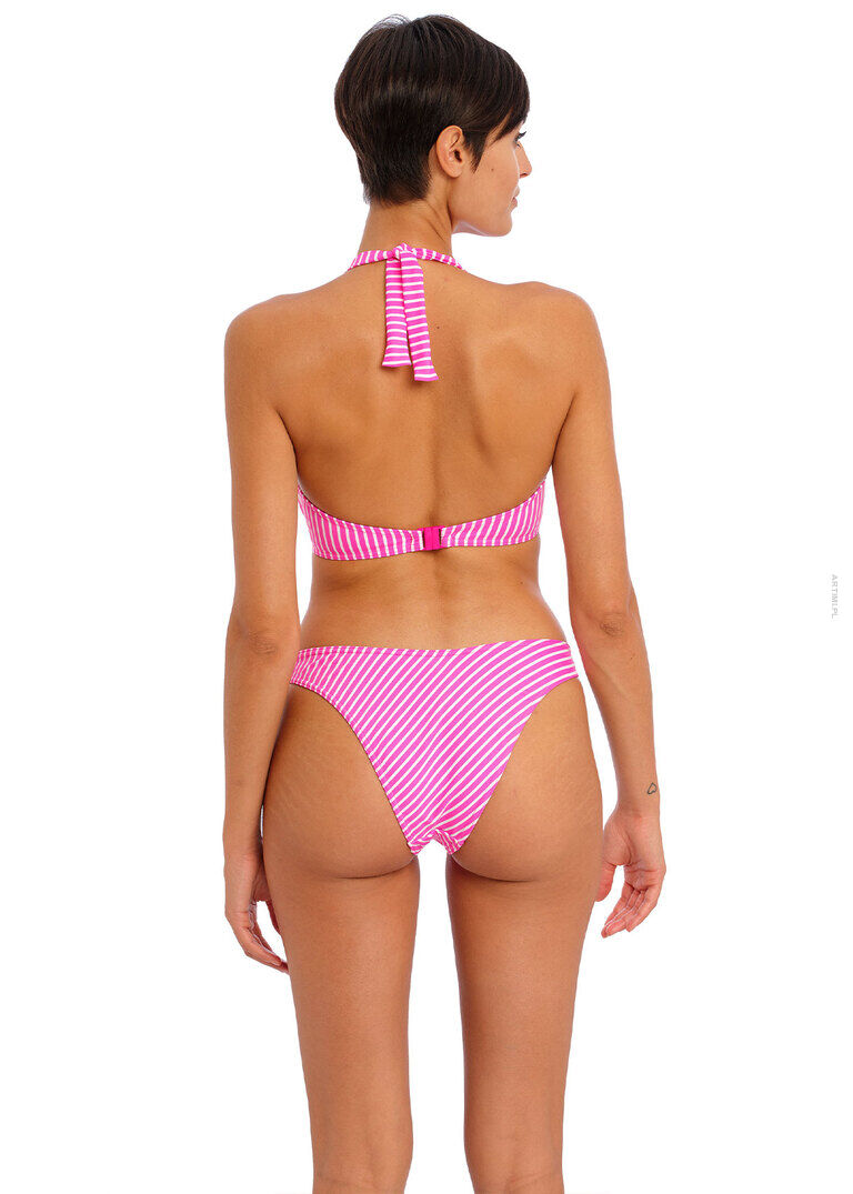 Freya Swim Jewel Cove majtki high leg do stroju kąpielowego raspberry