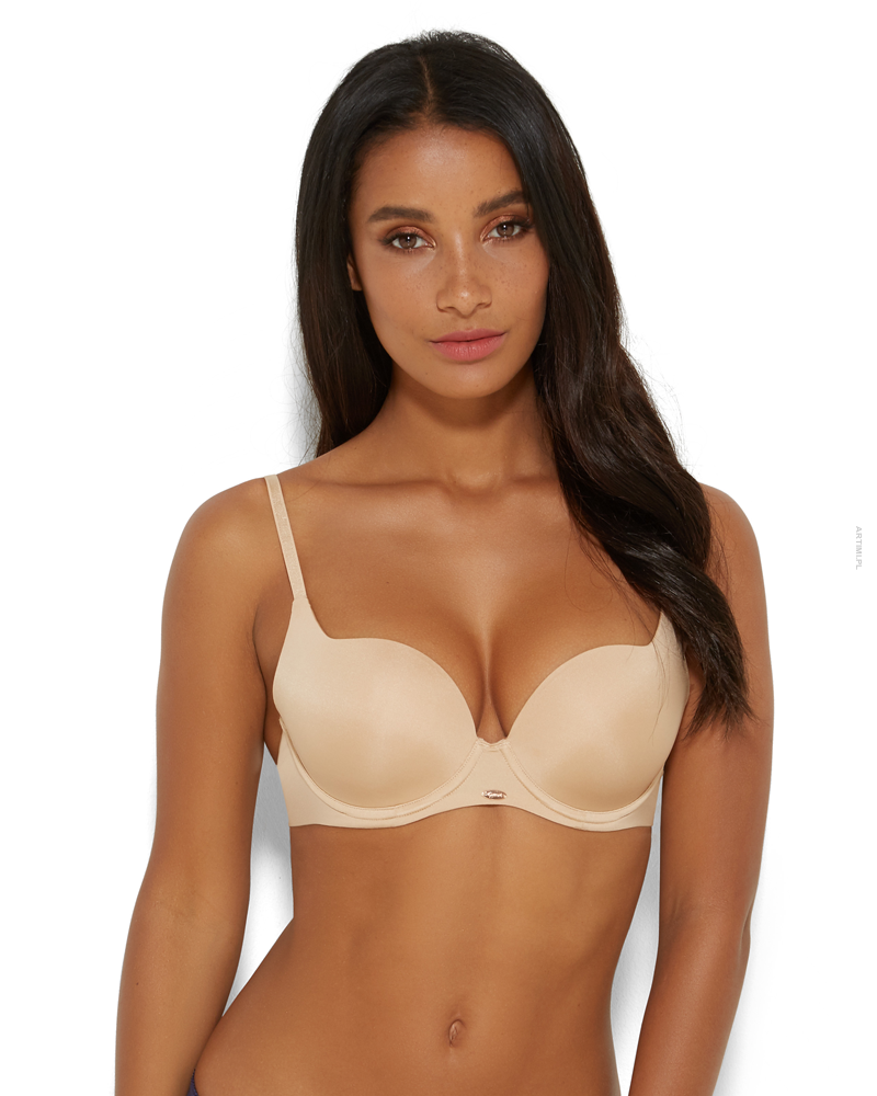 Gossard biustonosz Sweetheart plunge bra nude 11255