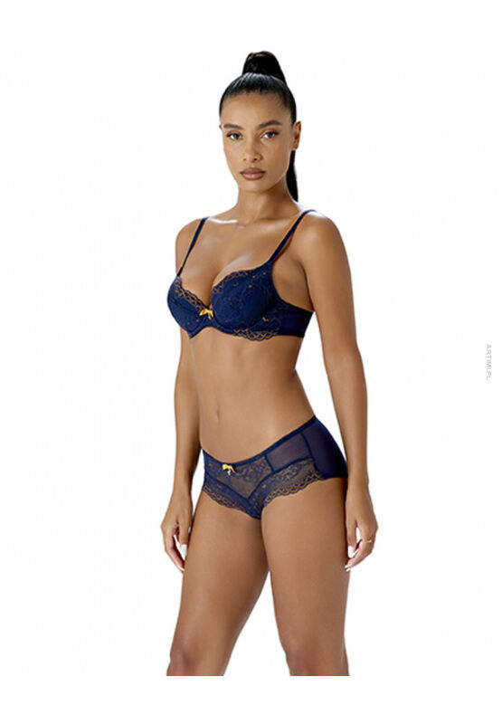 Gossard biustonosz superboost lace plunge bra Midnight Blue
